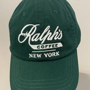 Polo Ralph Lauren Ralph's New York Coffee BaseBall Cap Baseball Hat Gree…